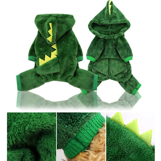 Vêtement chat costume dinosaure